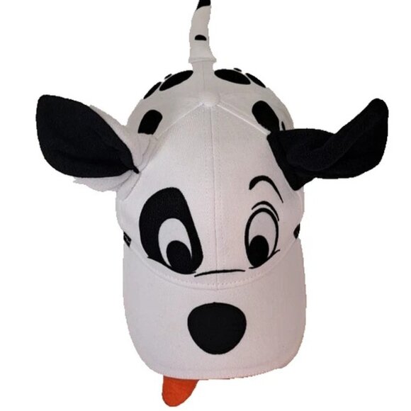 DISNEYLAND PARIS Les 101 Dalmatians 3D Black and White Kid's Hat Size 54cm Cap - Picture 4 of 10